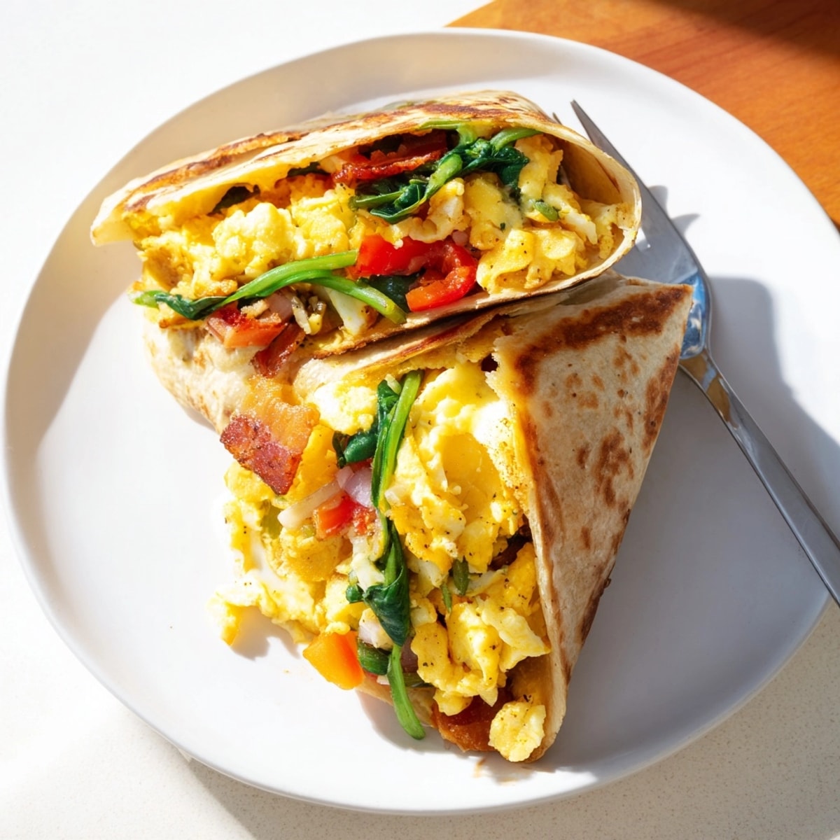 Crispy Cheesy Stuffed Tortilla Breakfast Pockets: a comforting, savory breakfast burrito for busy mornings.