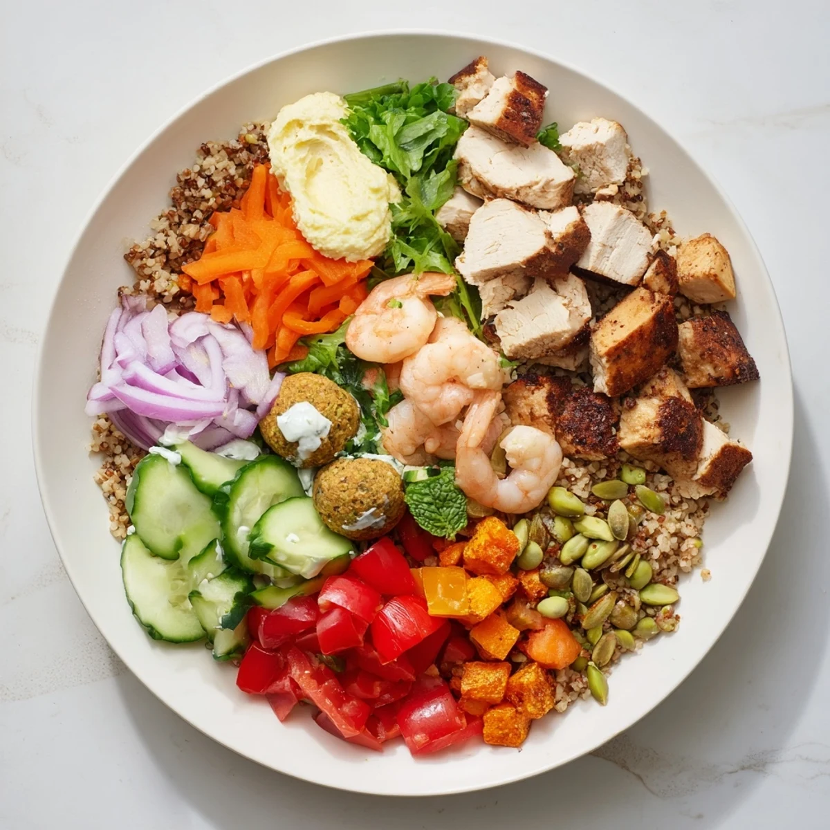 Deliciously customizable Interactive Plated Meals with fresh ingredients for social fun.