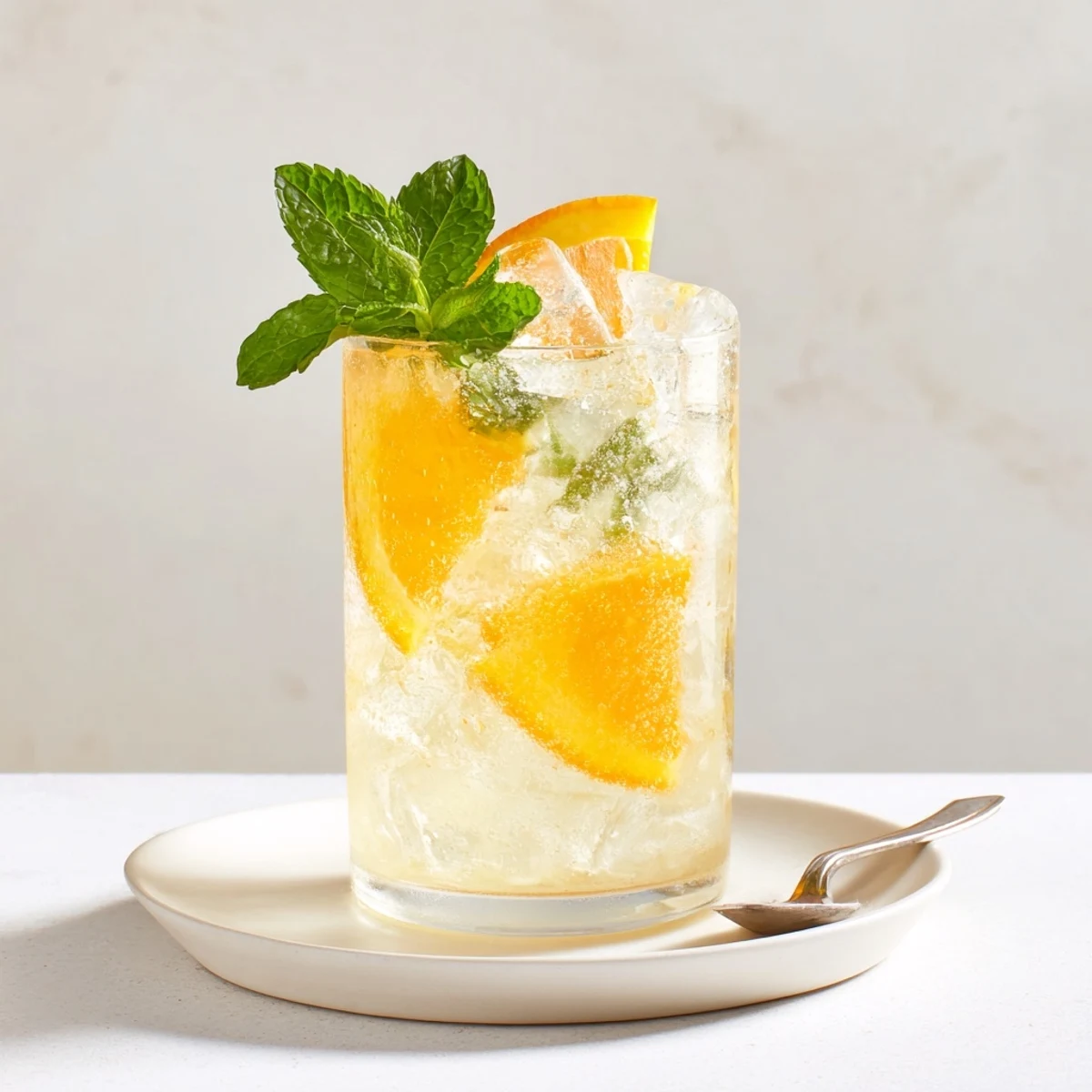 Brightly colored probiotic soda mocktail served in glasses with ice, a refreshing non-alcoholic treat.