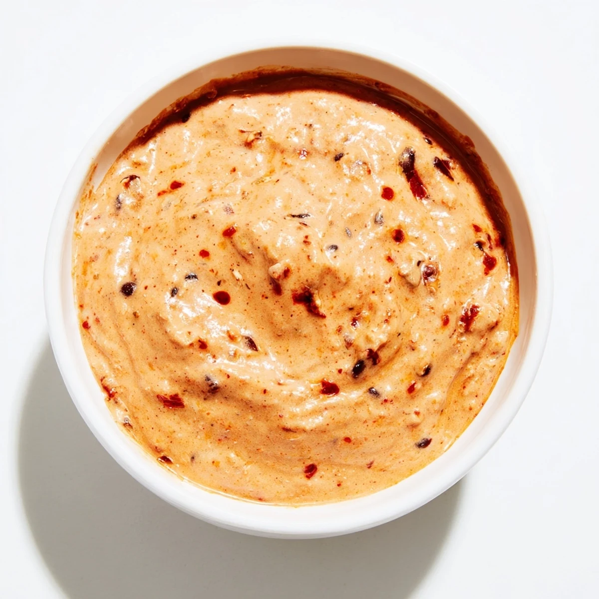 Creamy, vibrant Spicy Black Bean Dip, ready to scoop up with crunchy tortilla chips for snacking.