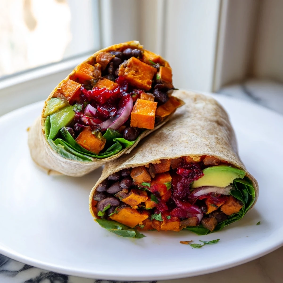 Roasted Sweet Potato Black Bean