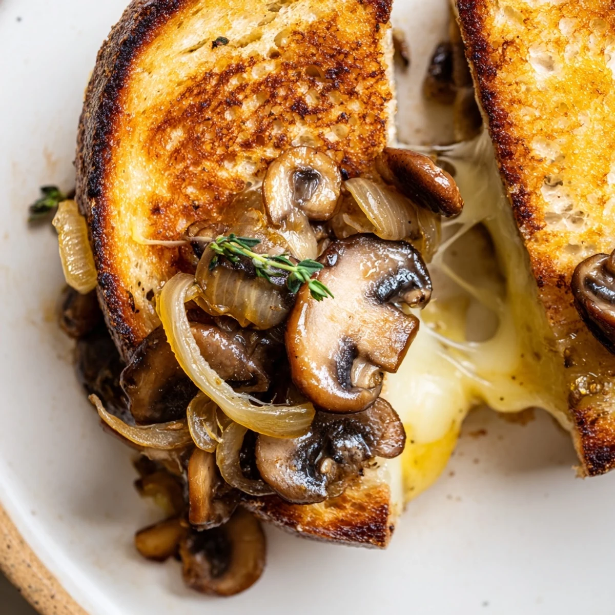 Roast Garlic Mushroom Thyme