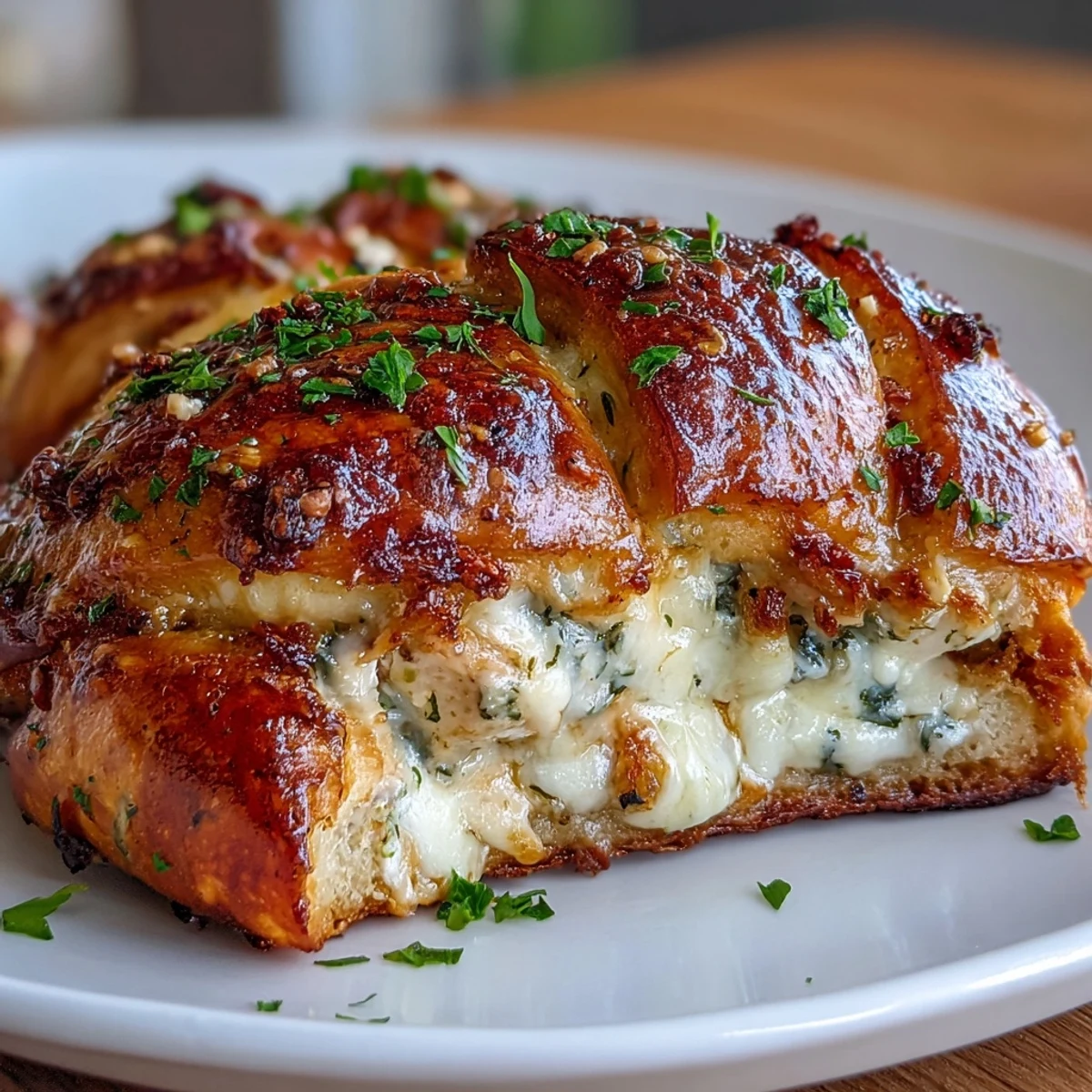 Decadent Chicken Pillows Garlic