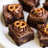 Nutella Pretzel Brownie Bites