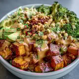 Thai Peanut Sweet Potato Bowl