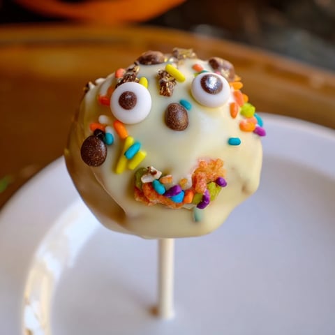 Cheesy Jalapeño Sweet Tea Monster Cake Pops crafted with zesty jalapeños and cheddar cheese.  