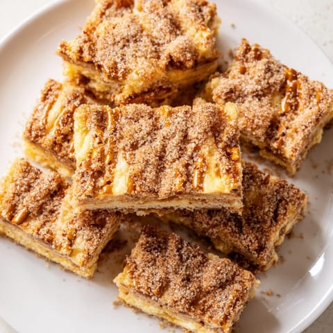 Cheesy Pretzel Churro Cake
