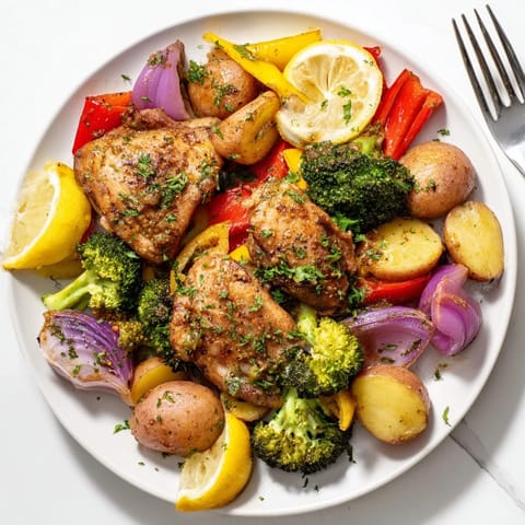 Hassle-free Lazy Gourmet Chicken & Vegetable One-Pot, perfect for busy weeknight dinners.  