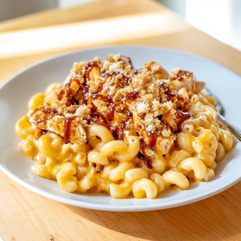 Classic Mac Cheese BBQ Chicken