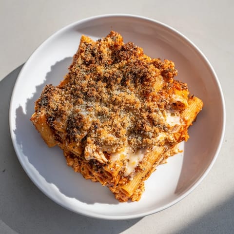 Baked Chicken Parmesan Pasta