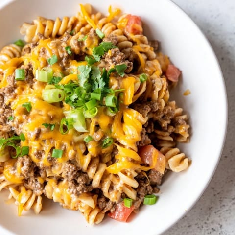 Cheesy Taco Pasta Skillet