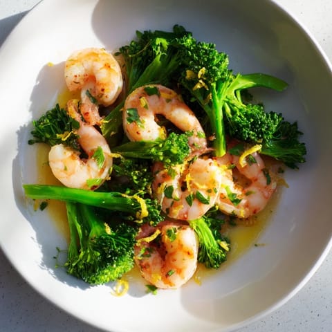 Lemon Butter Shrimp Broccoli