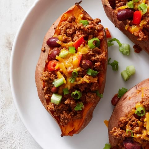 Baked Sweet Potato Chili