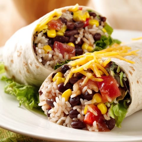 Rice Bean Burritos