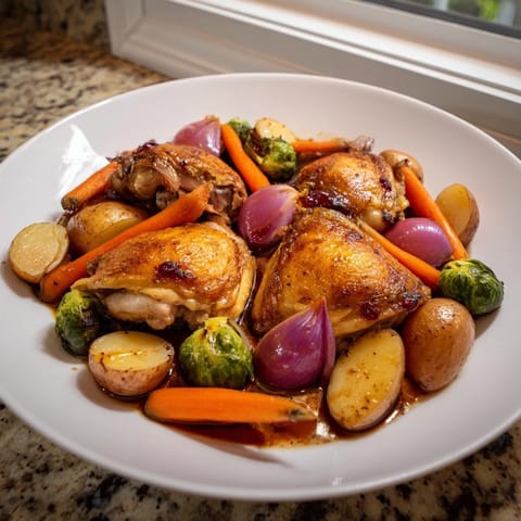 Sheet Pan Chicken Cranberry