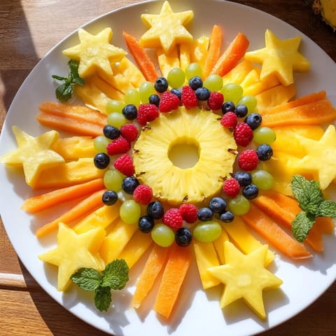 Summer Rays Sun Fruit Tray