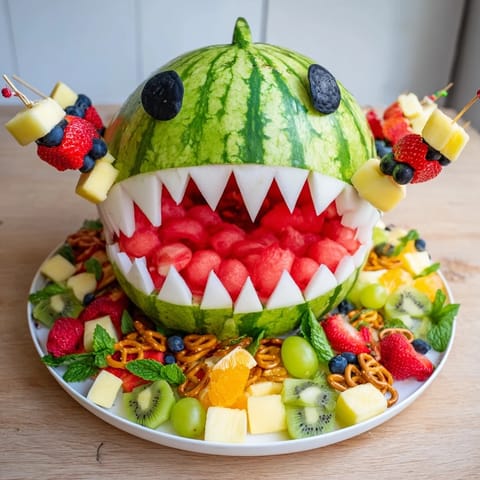 Watermelon Wave Shark Snack