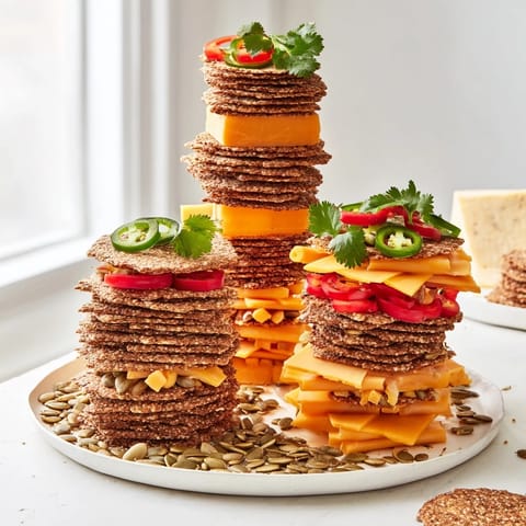 Southwest Mesa Cheese Stacks