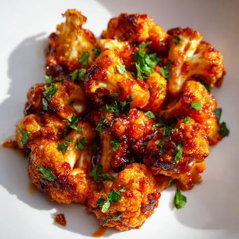 Sriracha Buffalo Cauliflower Bites
