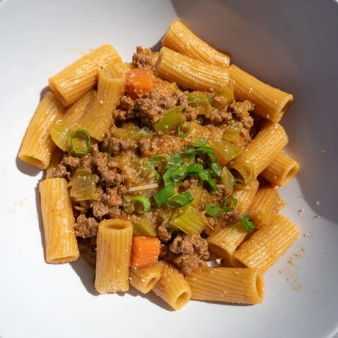 Kimchi Ragu Pasta Fusion