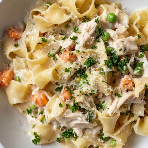 Spring Chicken Noodle Skillet