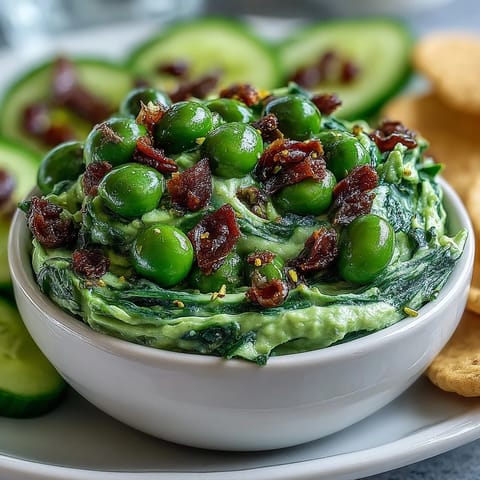 A festive St. Patricks Day treats board overflowing with vibrant green snacks, fresh veggies, and creamy dips for easy party sharing.