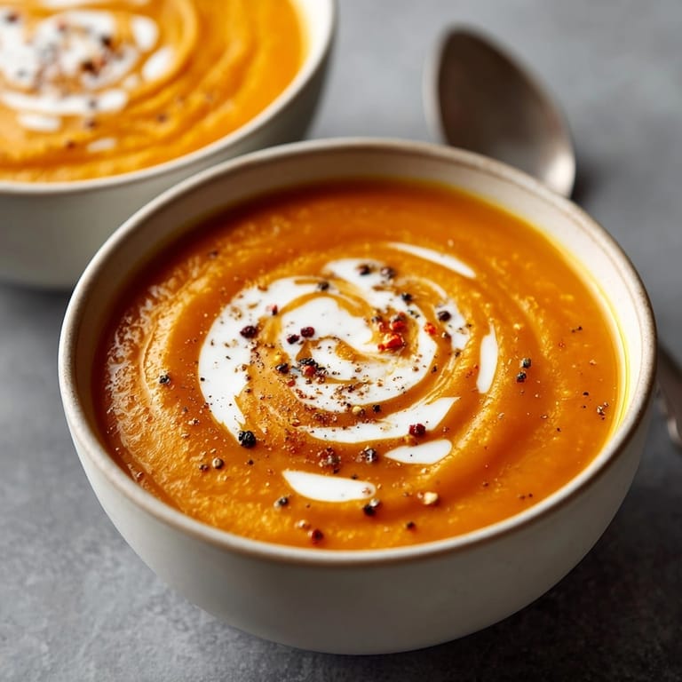 Imagine tasting warm, spiced Roasted Pumpkin & Apple Soup on a chilly autumn evening.