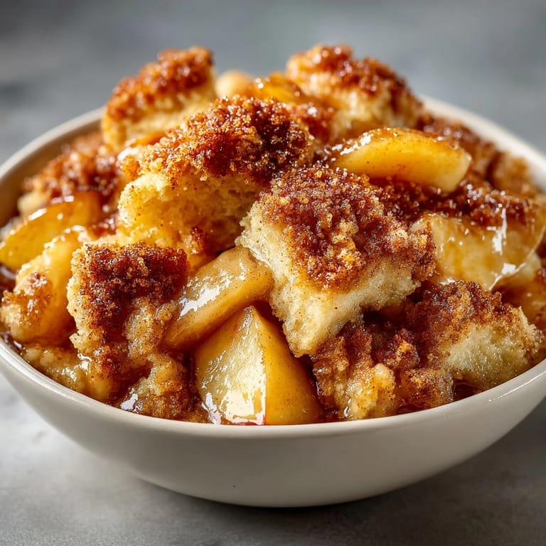 Homemade Snickerdoodle Apple Cobbler: soft, chewy topping over sweet, spiced apple filling.