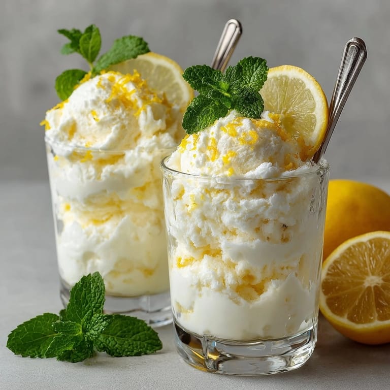 Make a quick Limoncello Float! Prosecco swirls around scoops of velvety vanilla ice cream.