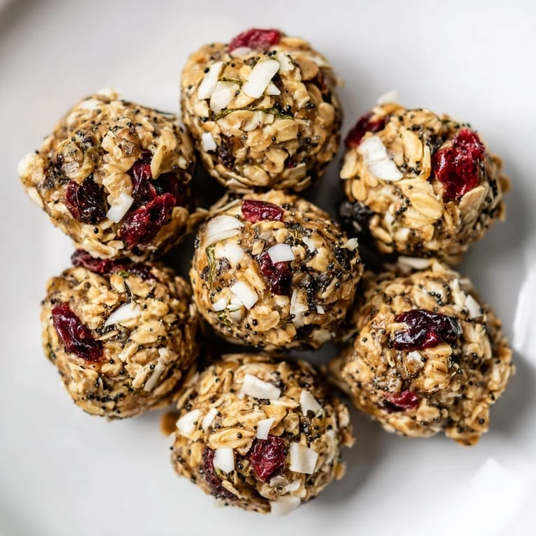 Colorful Japanese Bento Box energy balls featuring nutty almonds and sweet coconut.