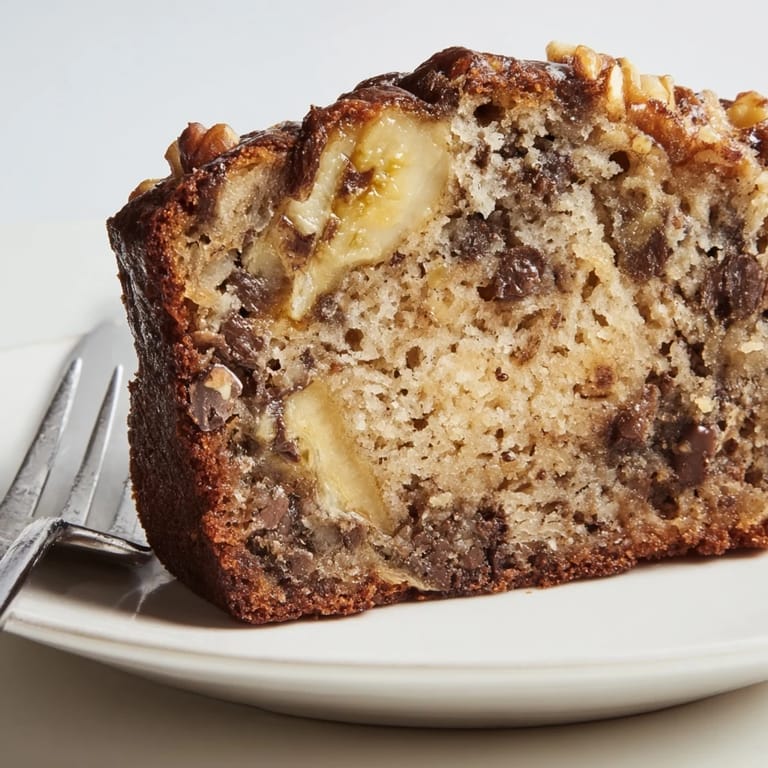 Golden-brown Coffee Cream Banana Bread cooling on a wire rack, perfect for breakfast.  