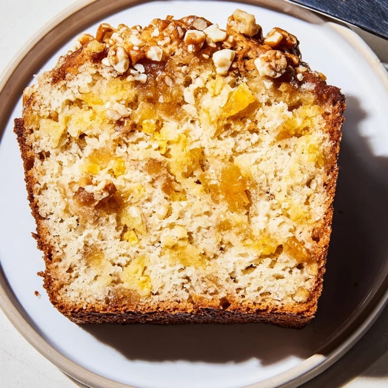 Warm Maple Ginger Cheddar Pretzel Muffin Loaf, perfect for breakfast or a cozy snack.