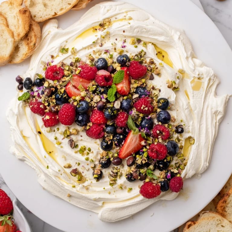 Decadent Butter Board Dessert Version served with toasted brioche and drizzled honey.