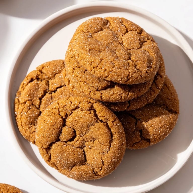 Enjoy the comforting aroma of these delicious Express Gingerbread Latte Cookies, ideal treats for dessert anytime.