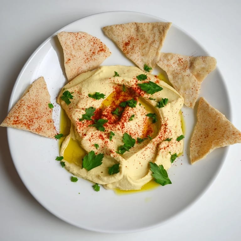 Enjoy The Sahara Dune: smooth, flavorful hummus "dunes" served with spiced pita chips.