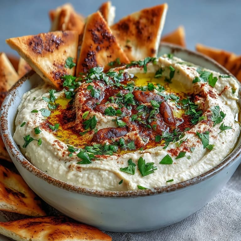 Vegan black-eyed pea hummus spread on crackers, featuring smooth texture and bright lemon-garlic flavor.