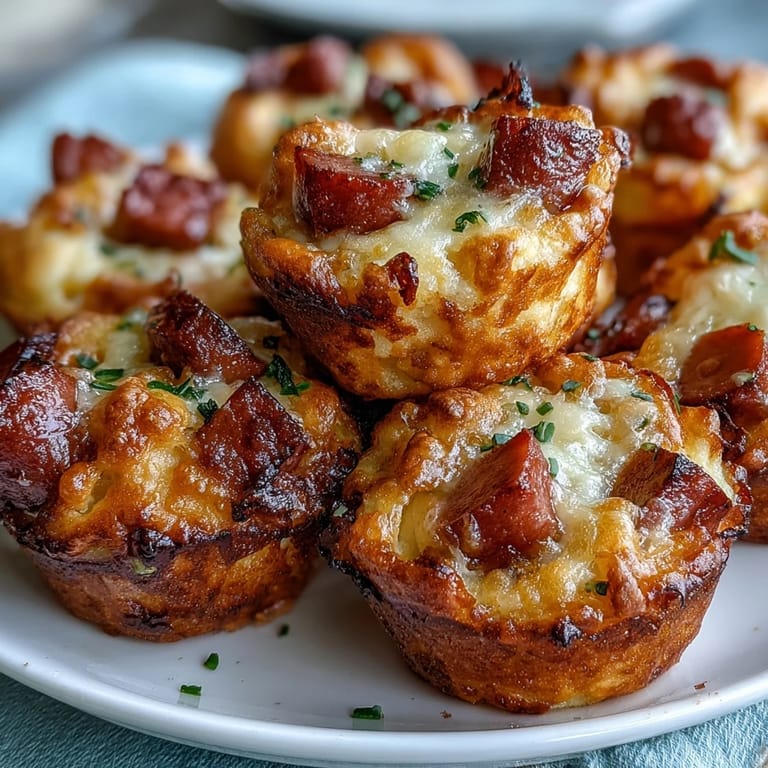 Fluffy corn dog muffins bursting with hot dog, ideal for easy picnics.