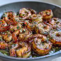 Succulent shrimp and crisp asparagus roasted with lemon and garlic, served hot from a one-pan meal perfect for busy weeknights.