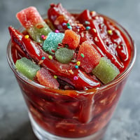 Vibrant Chamoy Pickle Kit in a Cup, a sweet and spicy viral snack.